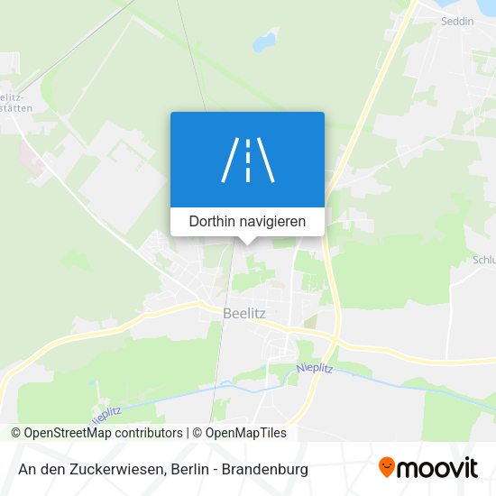 An den Zuckerwiesen Karte