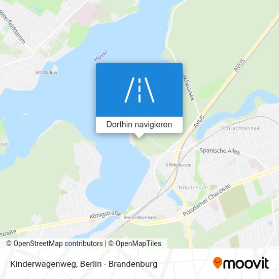 Kinderwagenweg Karte