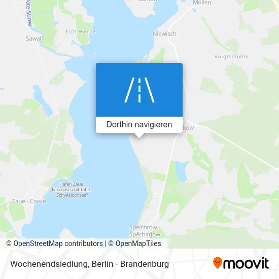 Wochenendsiedlung Karte