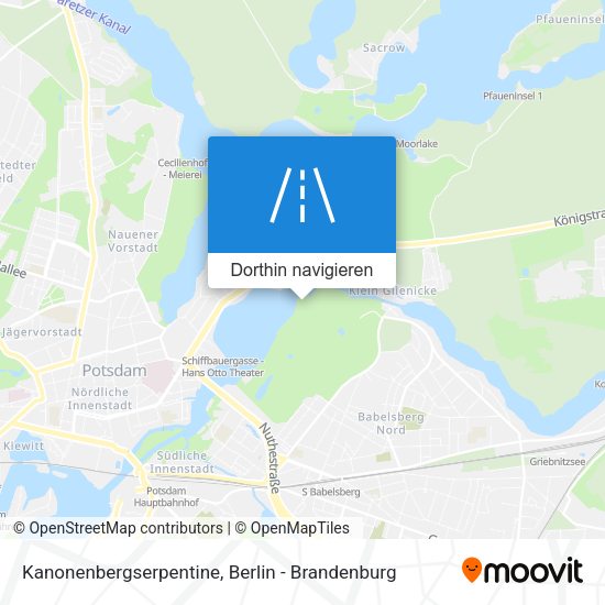 Kanonenbergserpentine Karte