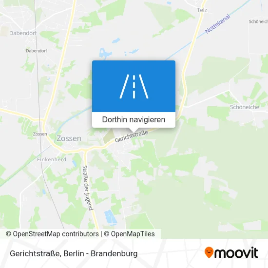 Gerichtstraße Karte