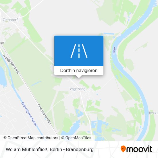 We am Mühlenfließ Karte