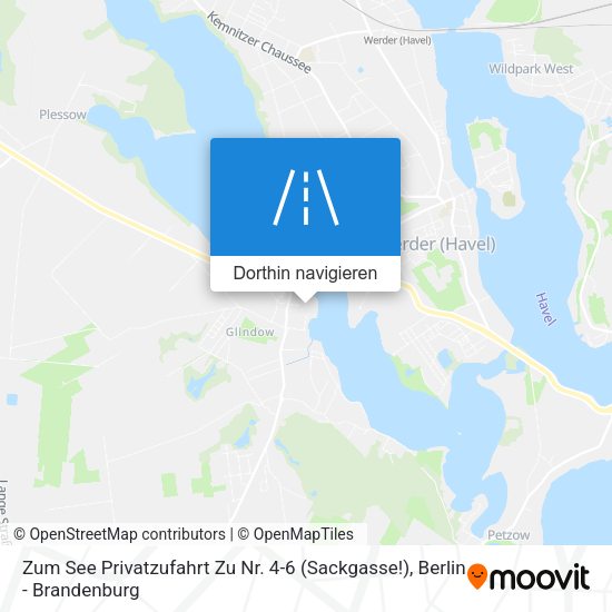 Zum See Privatzufahrt Zu Nr. 4-6 (Sackgasse!) Karte