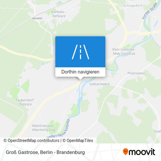 Groß Gastrose Karte