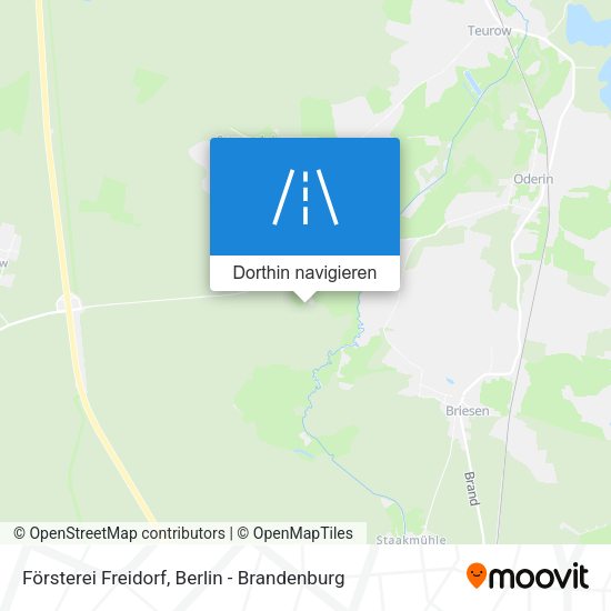 Försterei Freidorf Karte