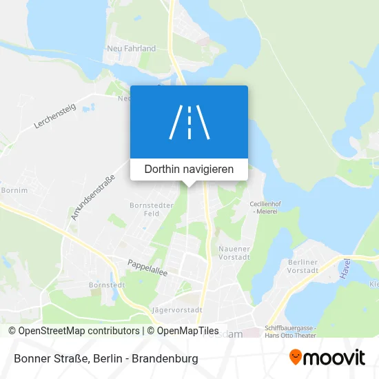 Bonner Straße Karte
