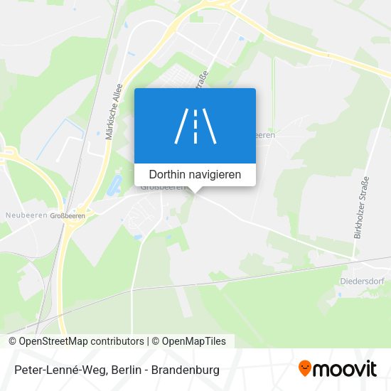 Peter-Lenné-Weg Karte