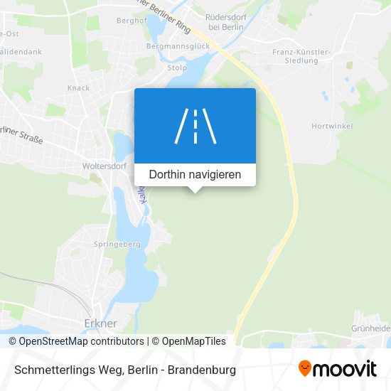 Schmetterlings Weg Karte