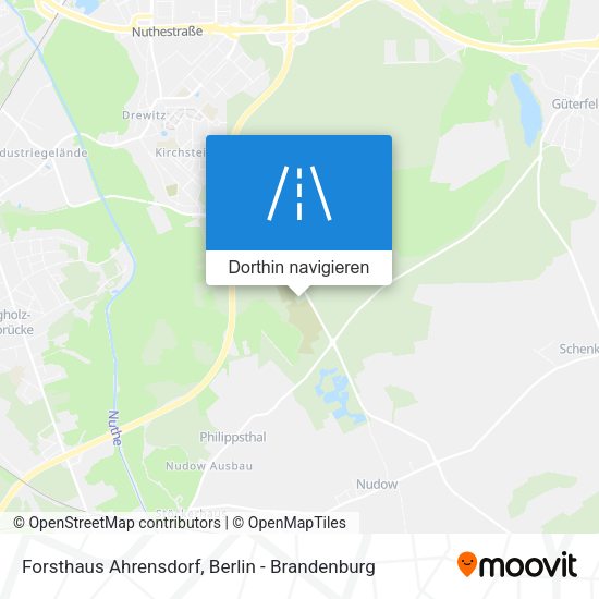 Forsthaus Ahrensdorf Karte