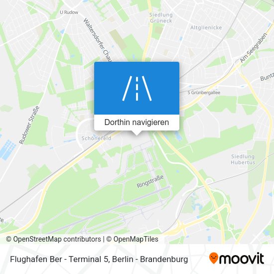 Flughafen Ber - Terminal 5 Karte