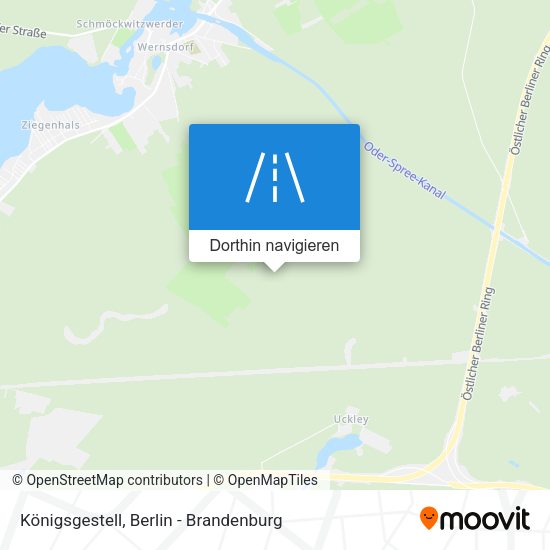 Königsgestell Karte