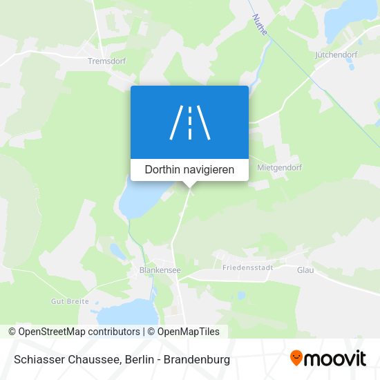 Schiasser Chaussee Karte