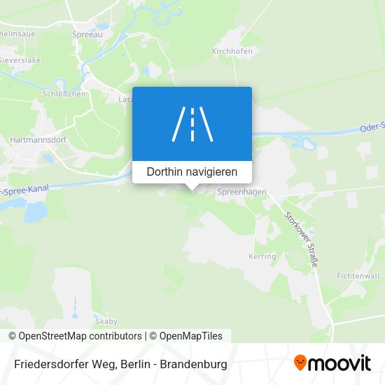 Friedersdorfer Weg Karte