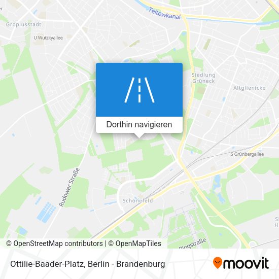Ottilie-Baader-Platz Karte