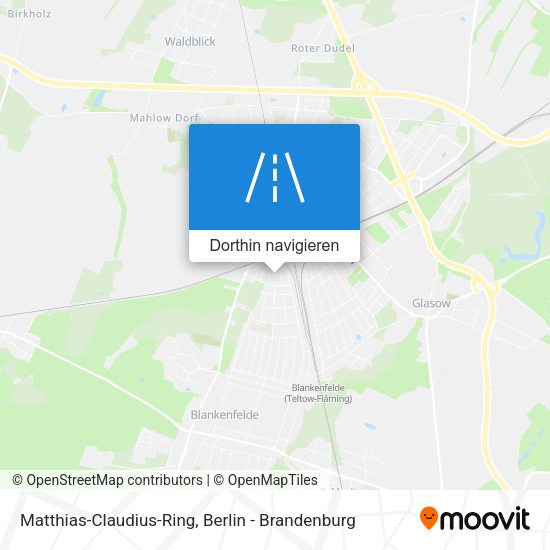 Matthias-Claudius-Ring Karte