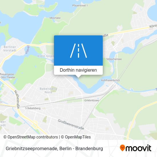 Griebnitzseepromenade Karte