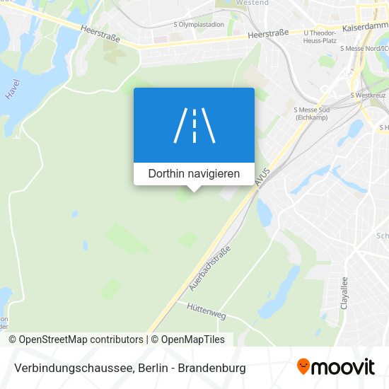 Verbindungschaussee Karte