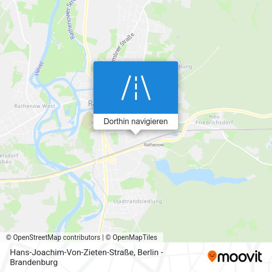Hans-Joachim-Von-Zieten-Straße Karte