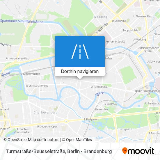 Turmstraße/Beusselstraße Karte
