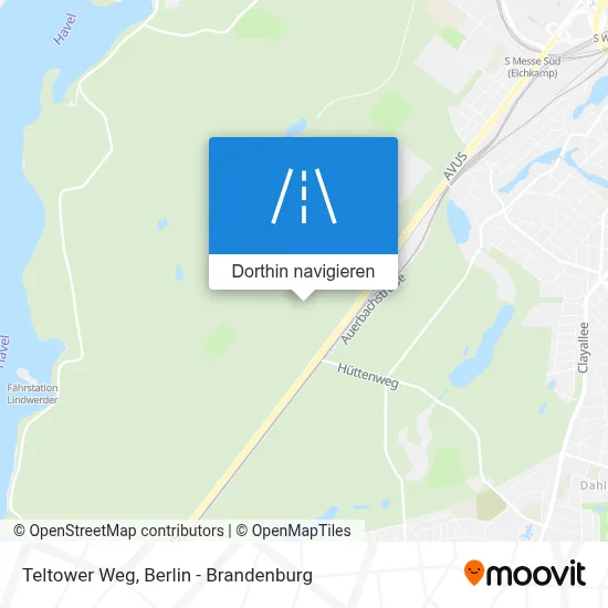 Teltower Weg Karte