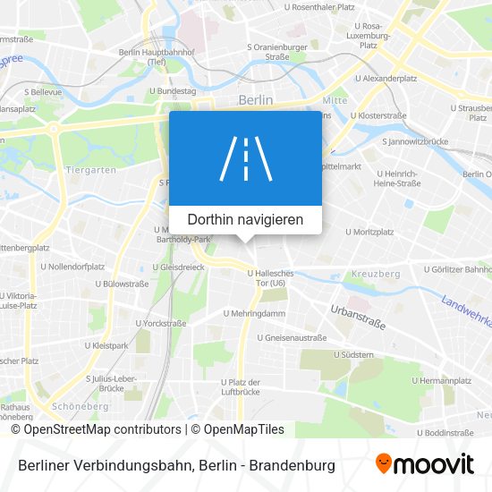 Berliner Verbindungsbahn Karte