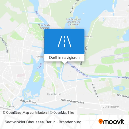 Saatwinkler Chaussee Karte