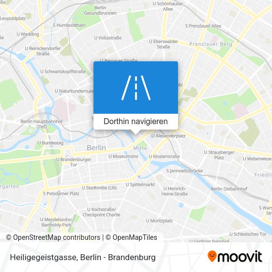 Heiligegeistgasse Karte