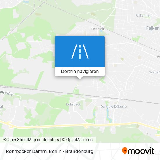 Rohrbecker Damm Karte