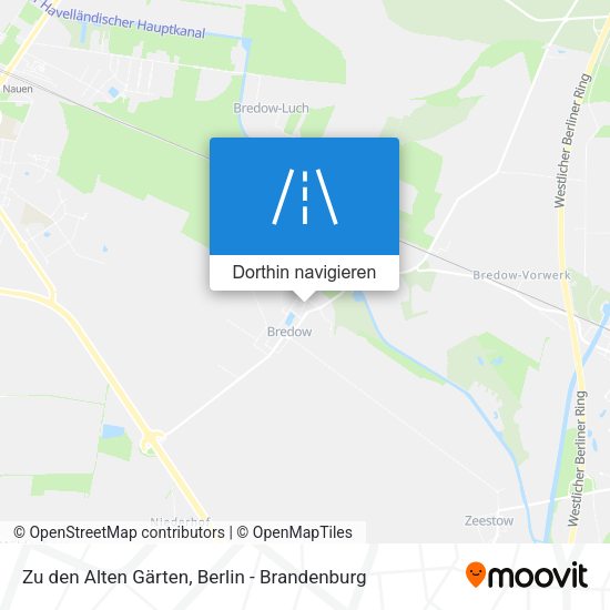 Zu den Alten Gärten Karte