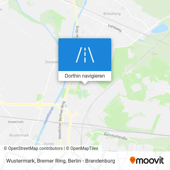 Wustermark, Bremer Ring Karte