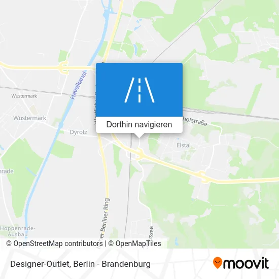 Designer-Outlet Karte