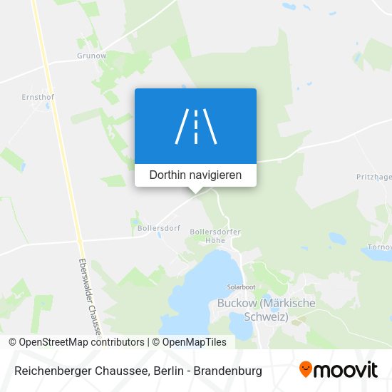 Reichenberger Chaussee Karte
