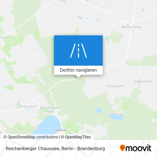 Reichenberger Chaussee Karte