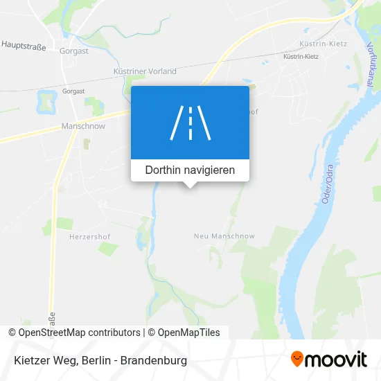Kietzer Weg Karte