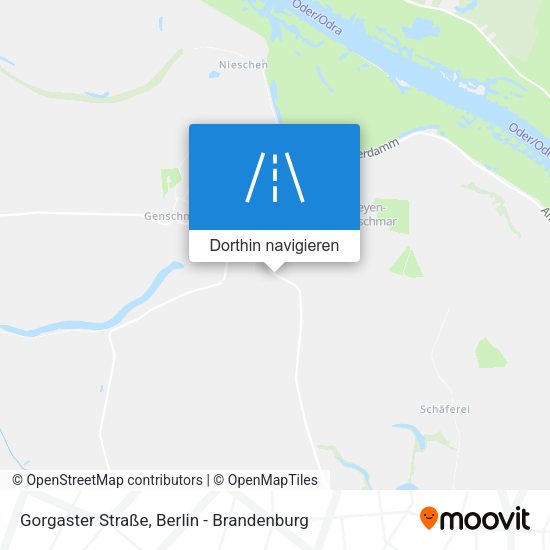 Gorgaster Straße Karte