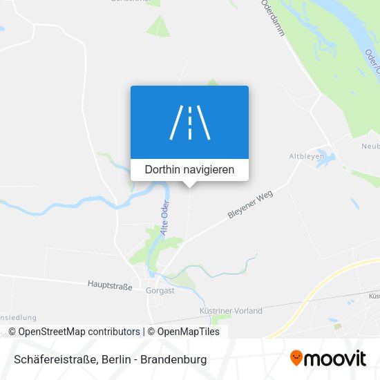 Schäfereistraße Karte