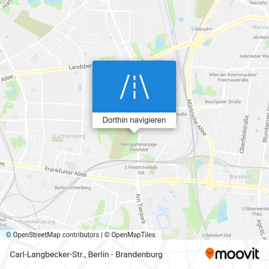 Carl-Langbecker-Str. Karte