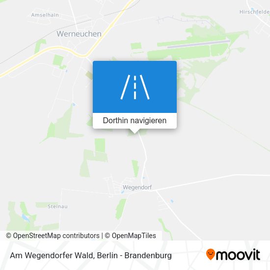 Am Wegendorfer Wald Karte