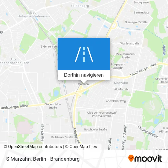 S Marzahn Karte