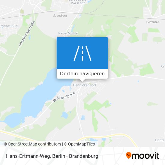Hans-Ertmann-Weg Karte