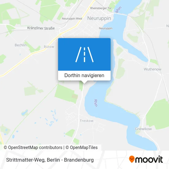 Strittmatter-Weg Karte