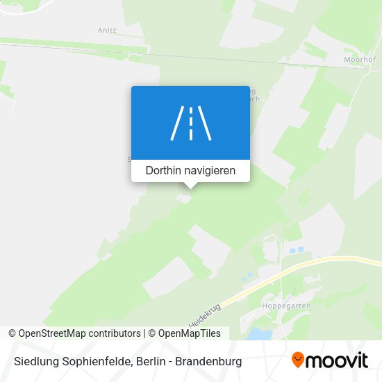 Siedlung Sophienfelde Karte