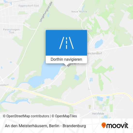 An den Meisterhäusern Karte