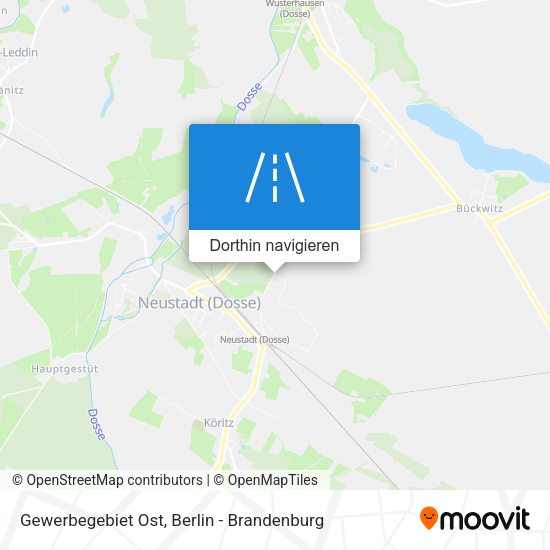 Gewerbegebiet Ost Karte