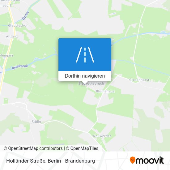 Holländer Straße Karte