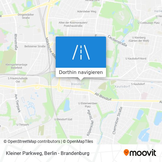 Kleiner Parkweg Karte