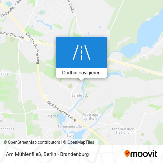 Am Mühlenfließ Karte