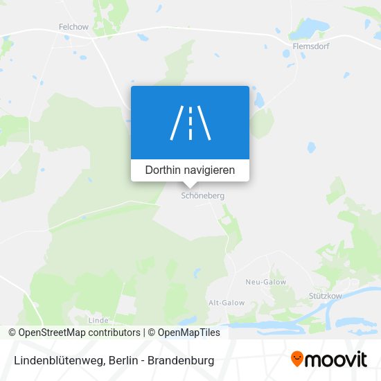 Lindenblütenweg Karte