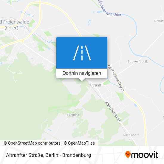 Altranfter Straße Karte