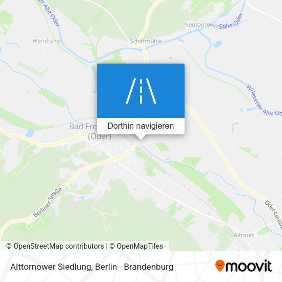 Alttornower Siedlung Karte